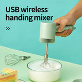 New Wireless Portable Electric Food Mixer