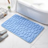 Embossed Coral Fleece Bath Rug