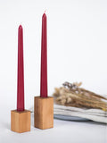 10 Inch Taper Candles Set of 4 - Dripless Taper Candles and Unscented Candlesticks - Perfect as Dinner Candles and Household Candles – Bordeaux Candles